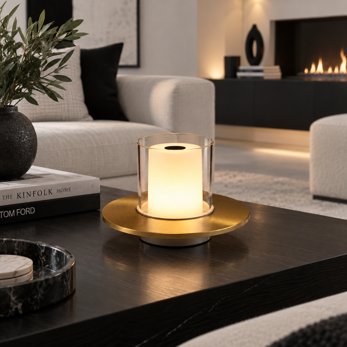 Casa Lumière Oplaadbare Tafellamp - Dimbare Kaarsenlamp