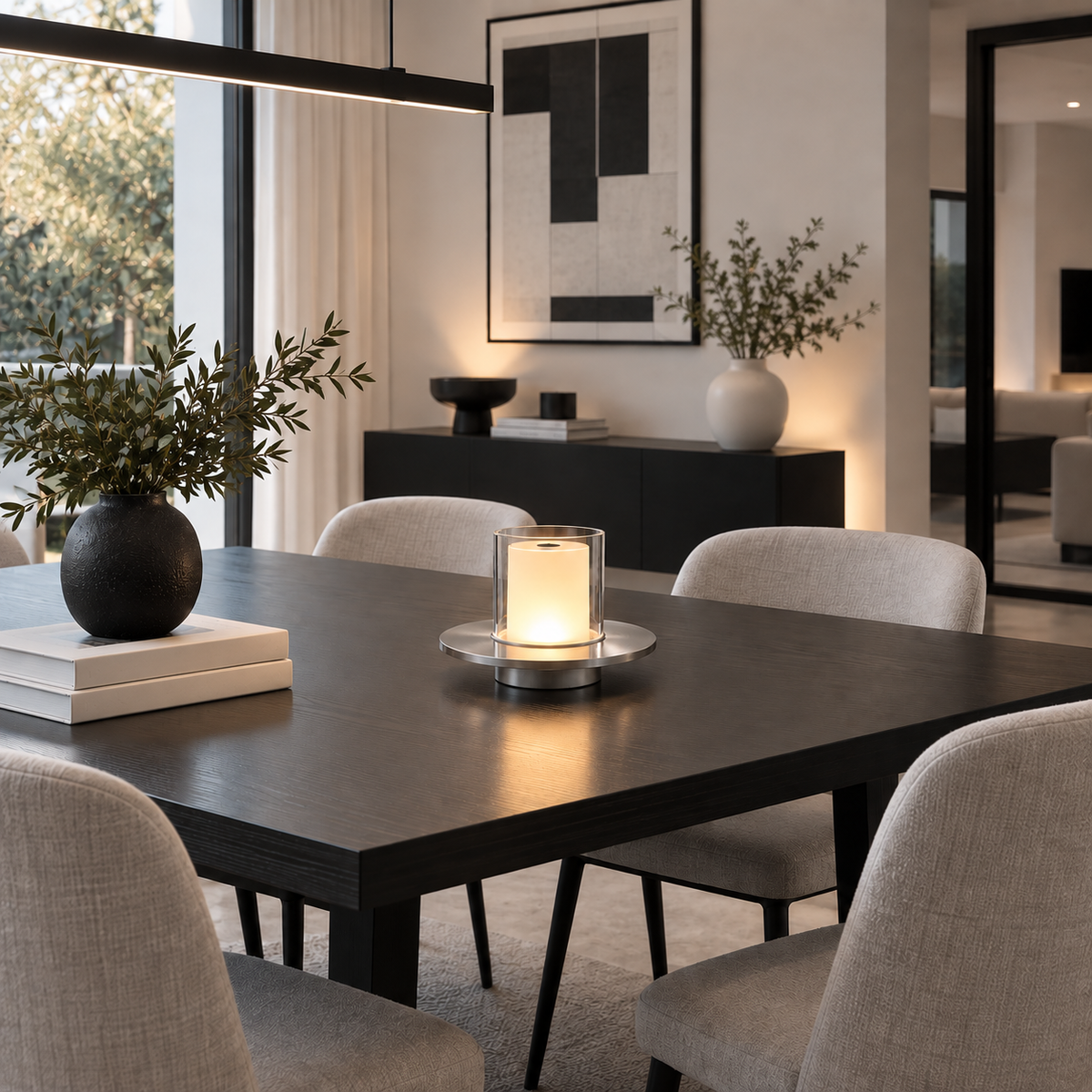 Casa Lumière Oplaadbare Tafellamp - Dimbare Kaarsenlamp