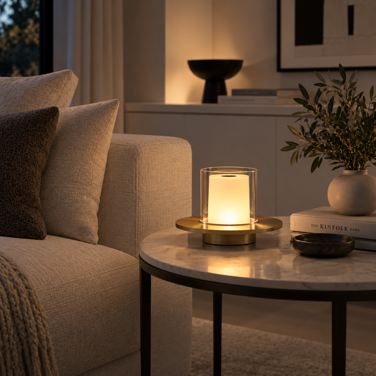 Casa Lumière Oplaadbare Tafellamp - Dimbare Kaarsenlamp