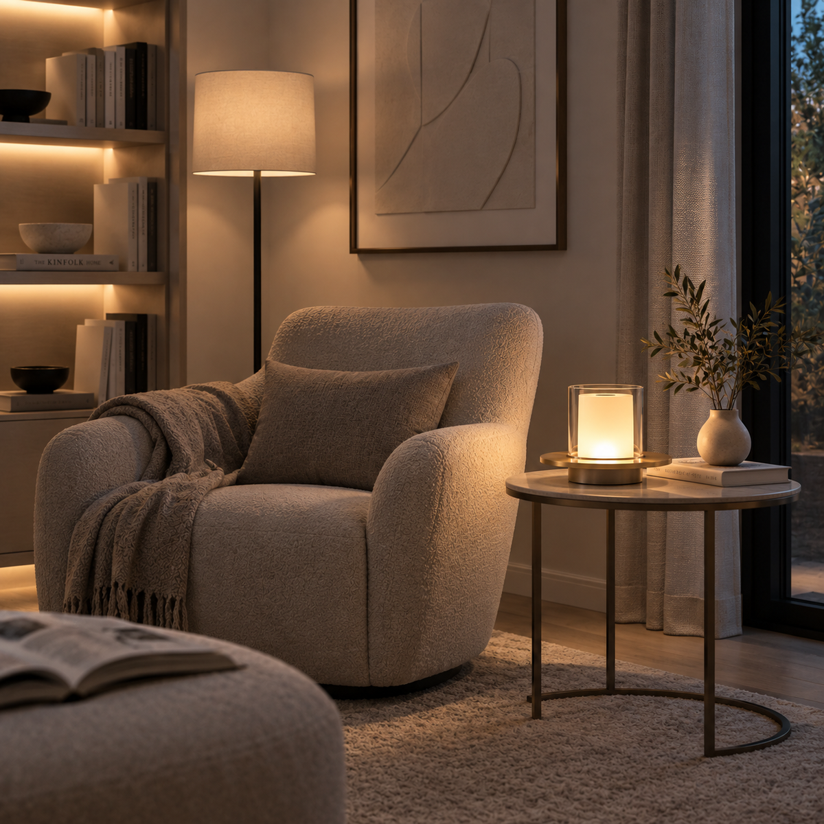 Casa Lumière Oplaadbare Tafellamp - Dimbare Kaarsenlamp