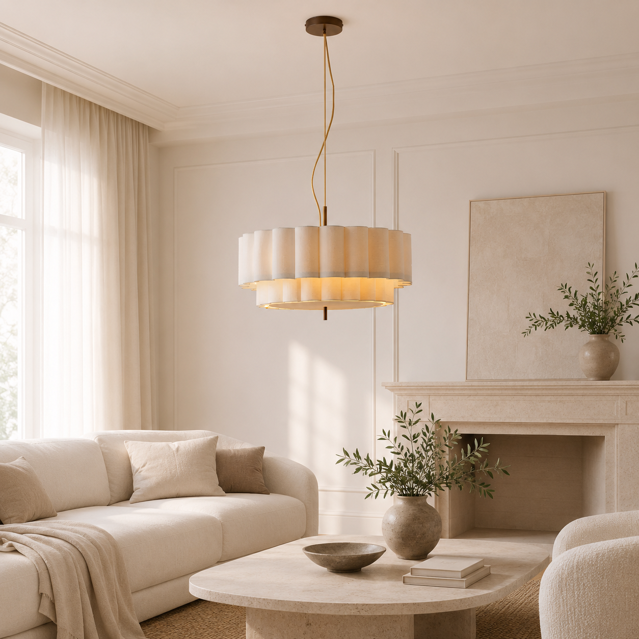 Casa Lumière Boho Ripple Hanglamp - Zacht Design Sfeerverlichting