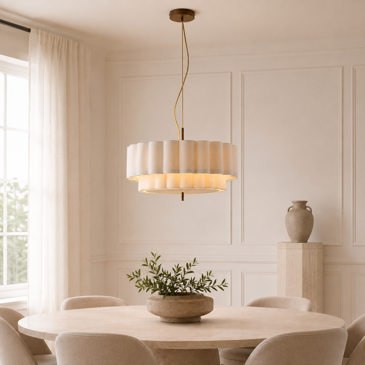 Casa Lumière Boho Ripple Hanglamp - Zacht Design Sfeerverlichting