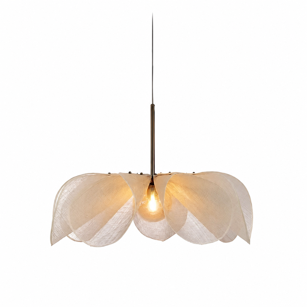 Casa Lumière Nordic Flower Hanglamp - Sculpturale Fabric Design Verlichting