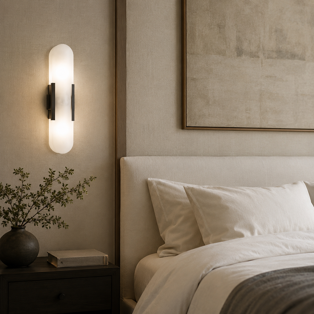 Casa Lumière Nordic Alabaster Natuurlijke Wandlamp - Moderne Wandverlichting van Alabaster