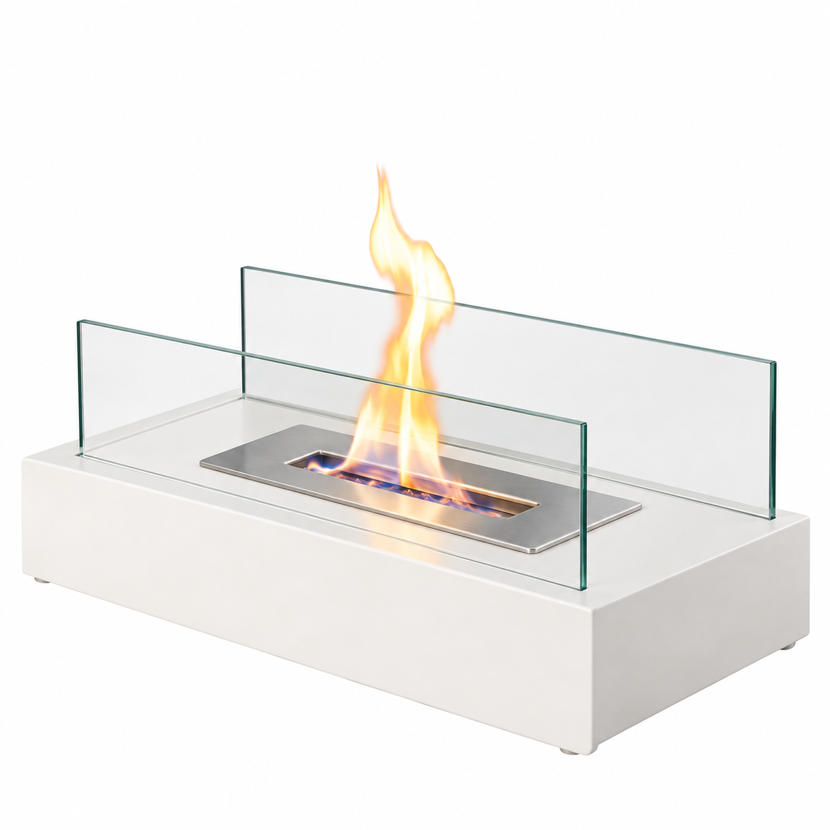 Casa Lumière Tabletop Fireplace - Bioethanol & Tempered Glass