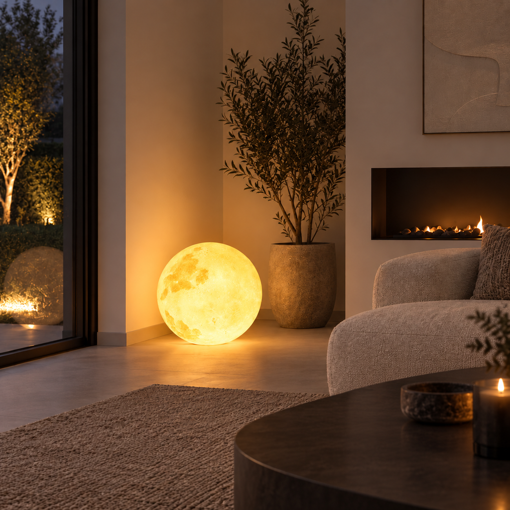 Casa Lumière IP65 Moon Garden Light - 16 Colors & Solar-Powered