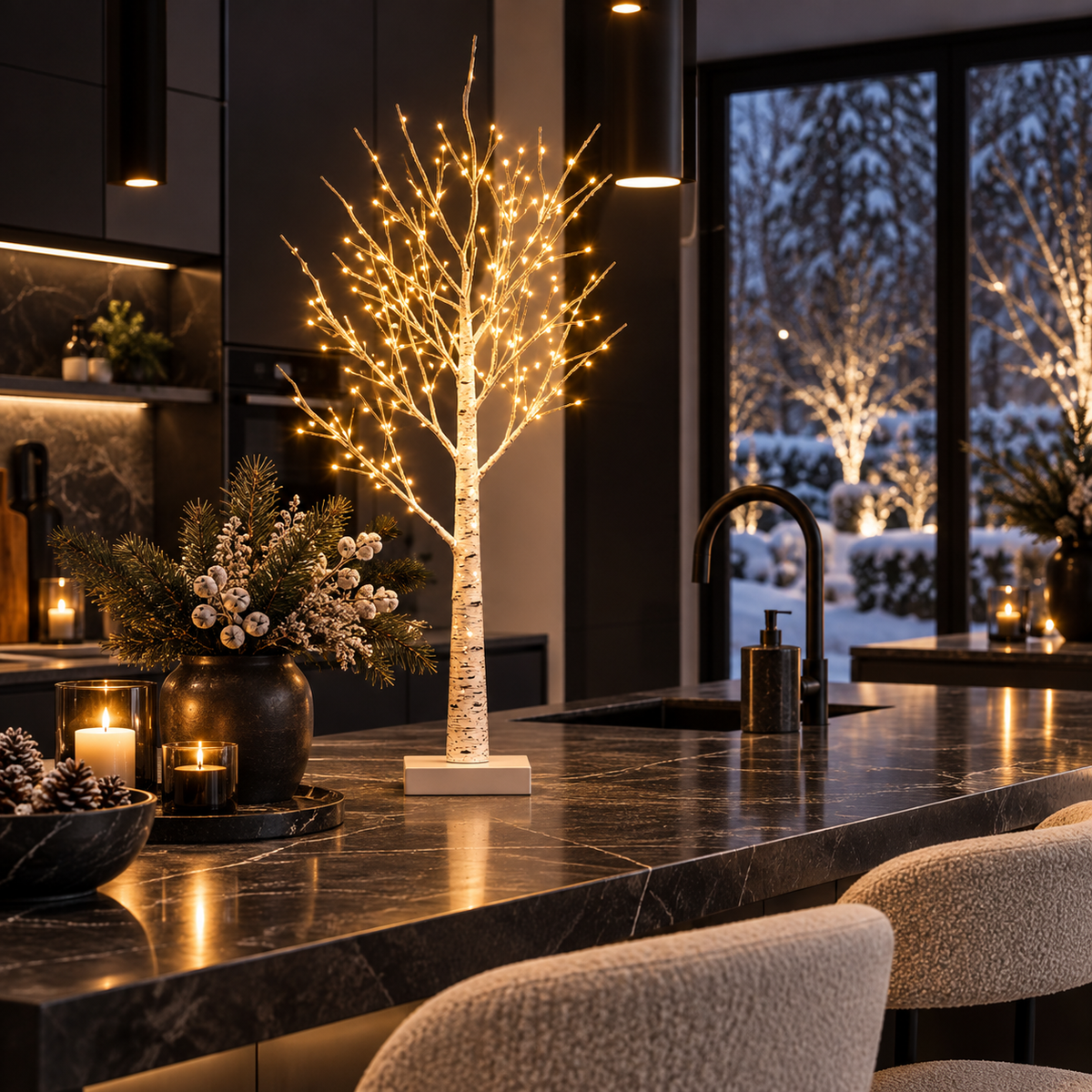 Casa Lumière Verlichte Berkenboom - Decoratieboom Sfeerverlichting