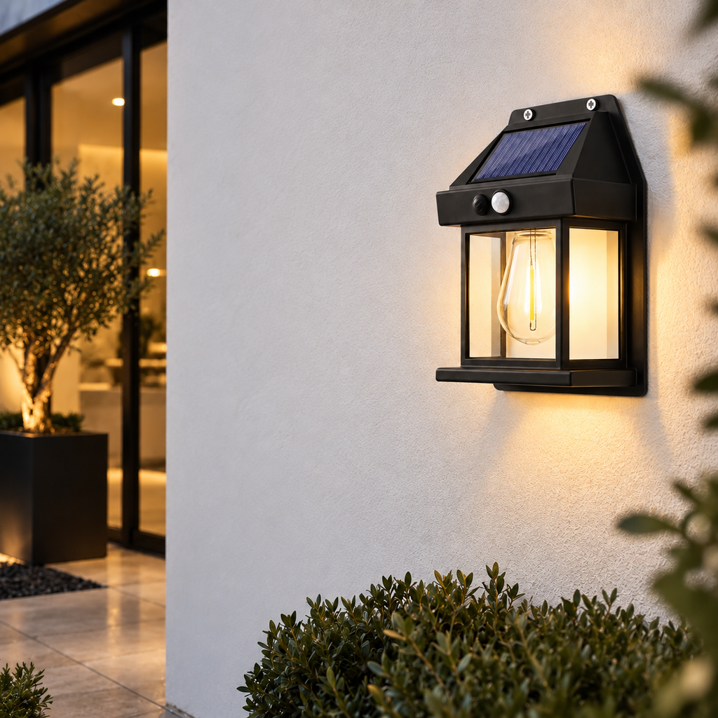 Casa Lumière Solar Buitenlamp - Bewegingssensor & Gloeidraad IP44