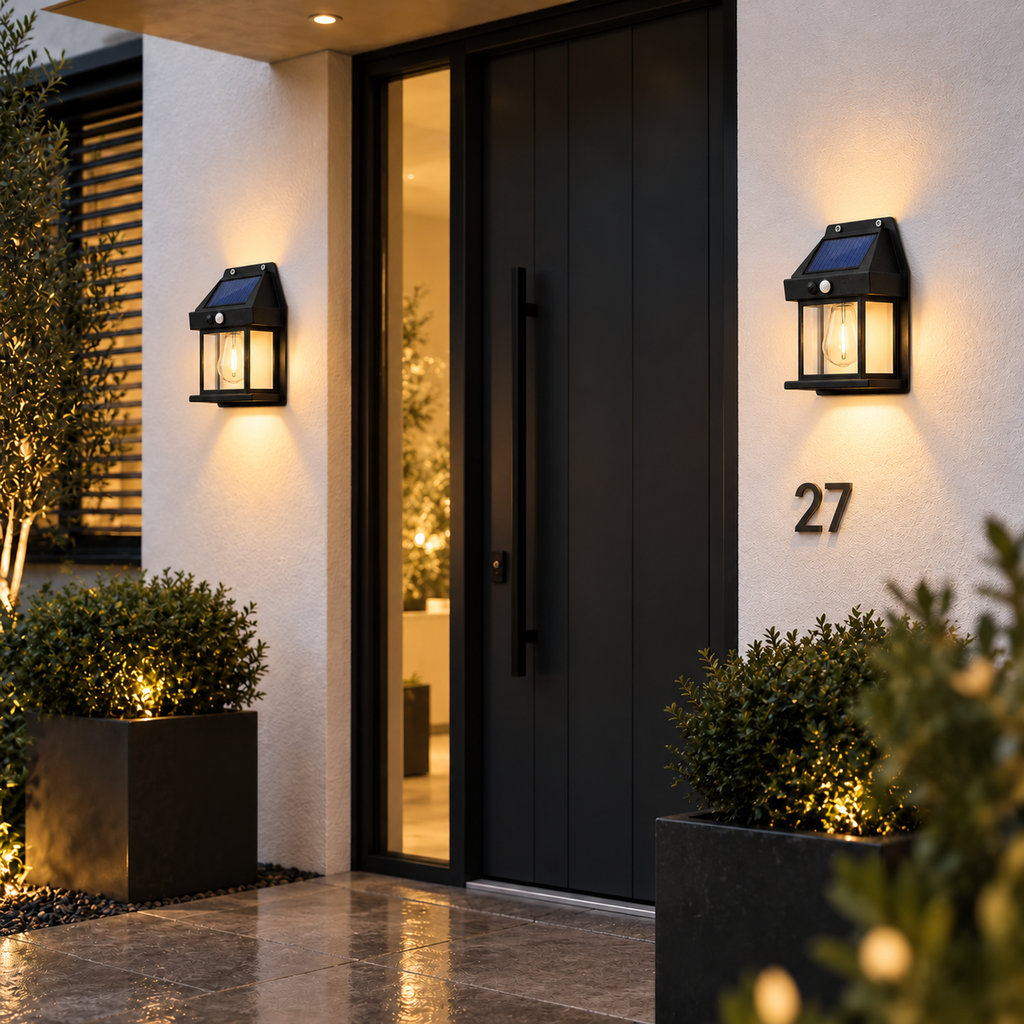 Casa Lumière Solar Buitenlamp - Bewegingssensor & Gloeidraad IP44
