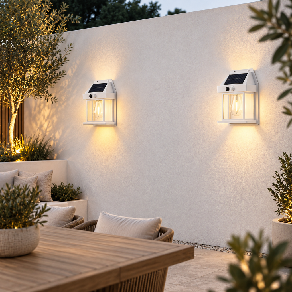 Casa Lumière Solar Buitenlamp - Bewegingssensor & Gloeidraad IP44