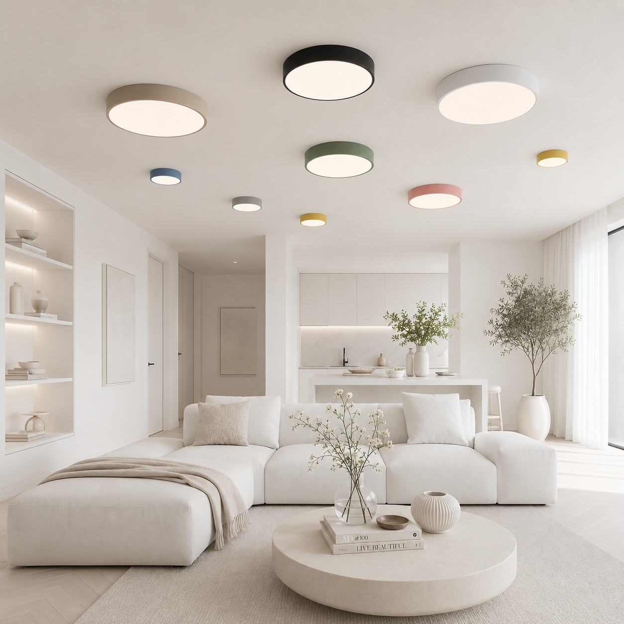 Casa Lumière Minimalistische Nordic LED Plafondlamp - Modern Interieur Design Lamp Sfeerverlichting