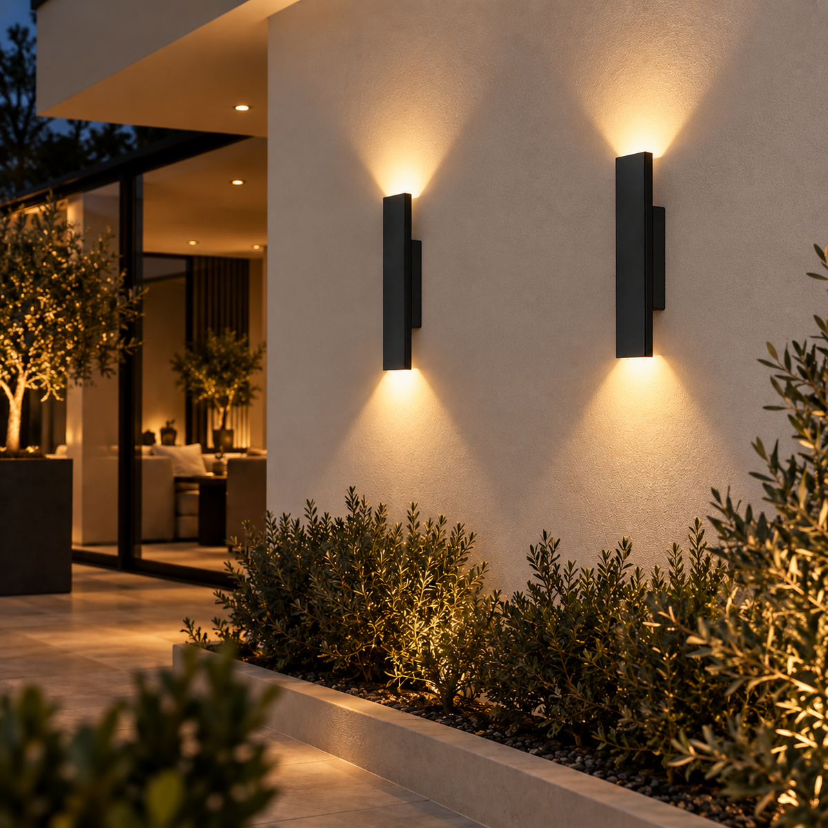 Casa Lumière Buitenlamp - Aluminium Wandlamp IP65 Up & Down Sfeerverlichting