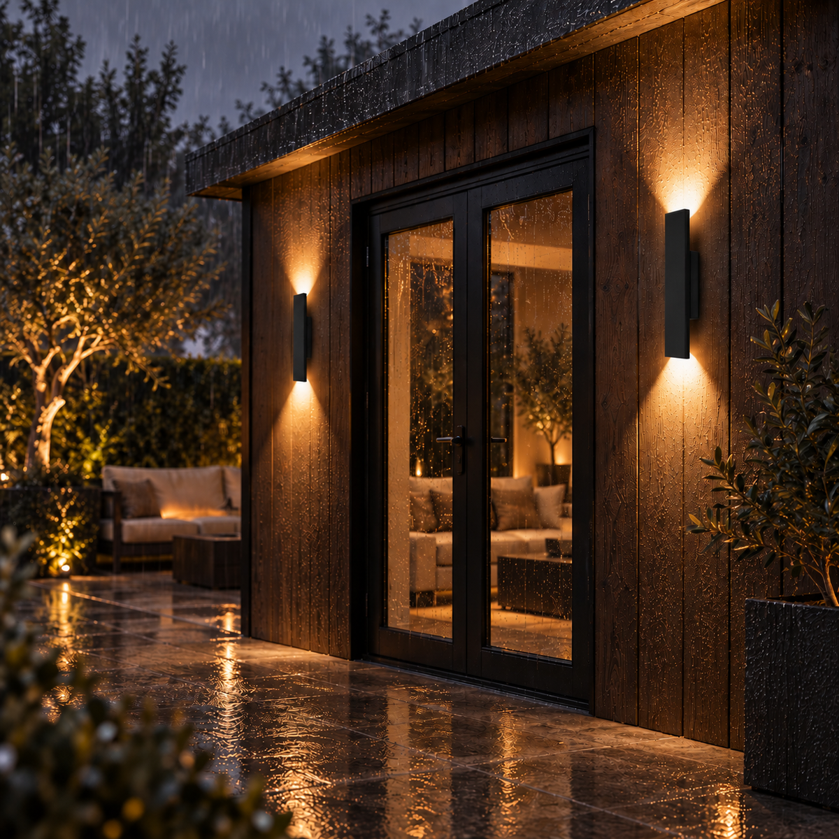 Casa Lumière Buitenlamp - Aluminium Wandlamp IP65 Up & Down Sfeerverlichting