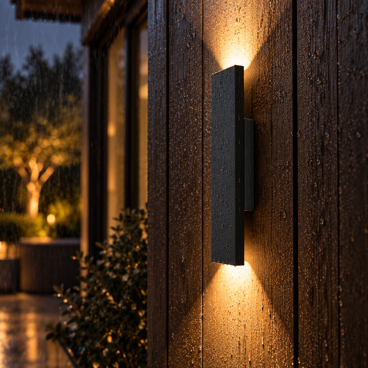 Casa Lumière Buitenlamp - Aluminium Wandlamp IP65 Up & Down Sfeerverlichting