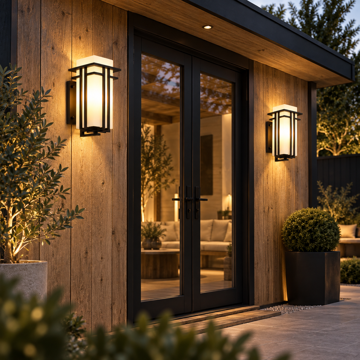 Casa Lumière Industriële Buiten Wandlamp – Zwart Frame IP65
