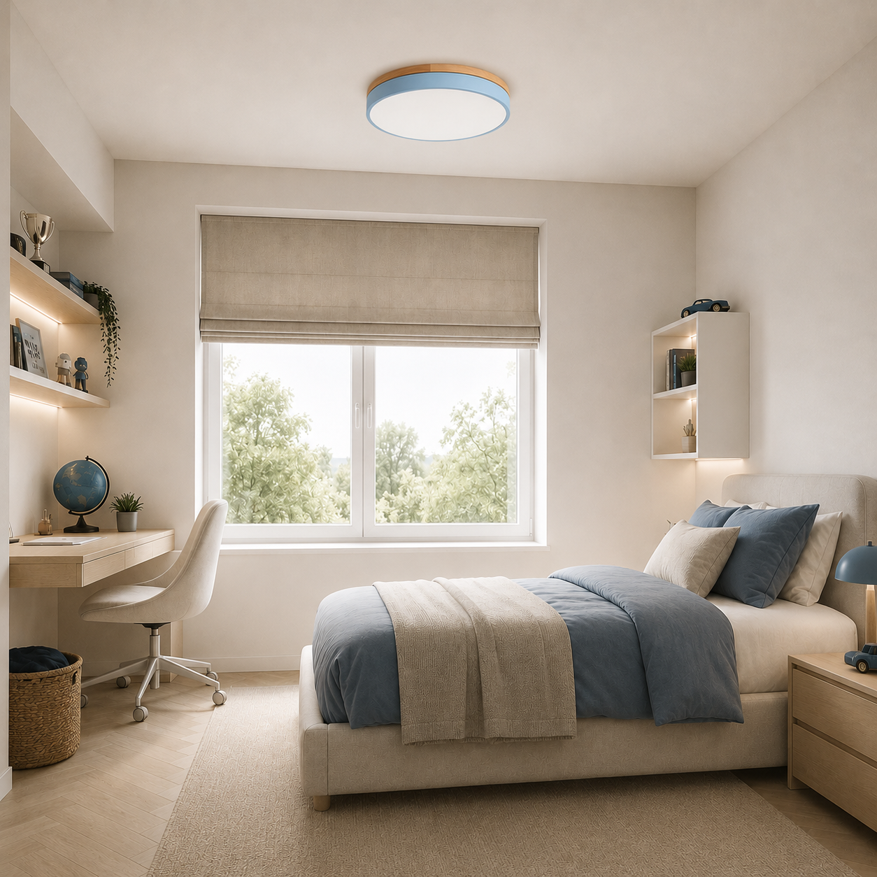 Casa Lumière Nordic Minimalistische LED Plafondlamp - Ronde Flush Mount met Acryl Design