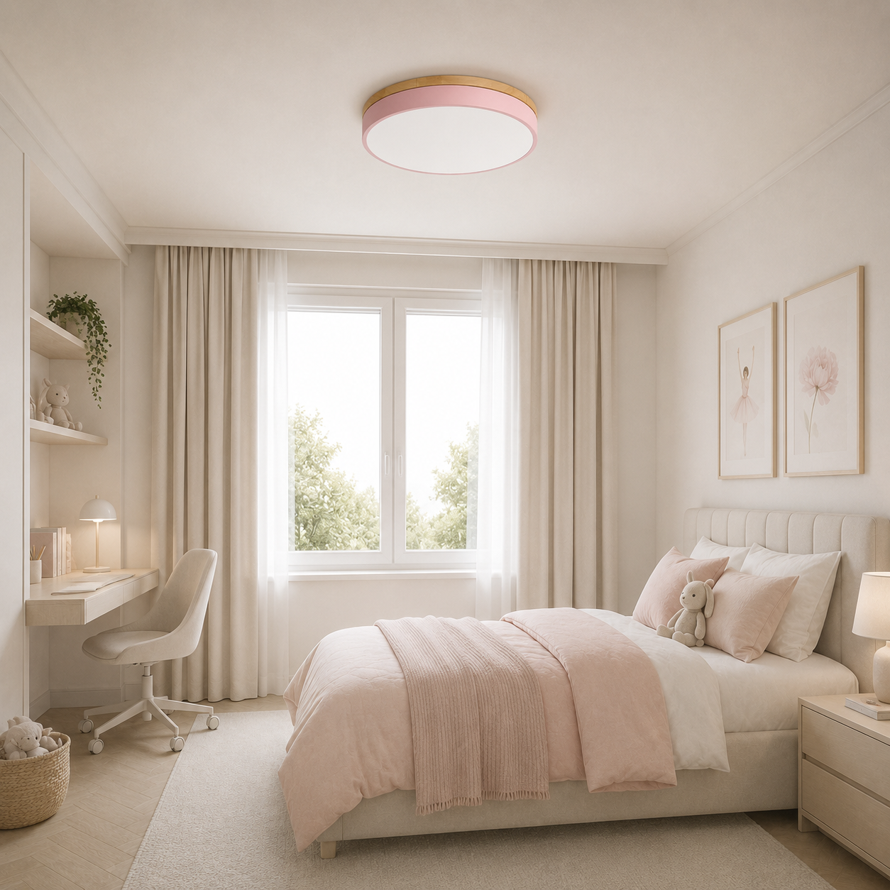 Casa Lumière Nordic Minimalistische LED Plafondlamp - Ronde Flush Mount met Acryl Design