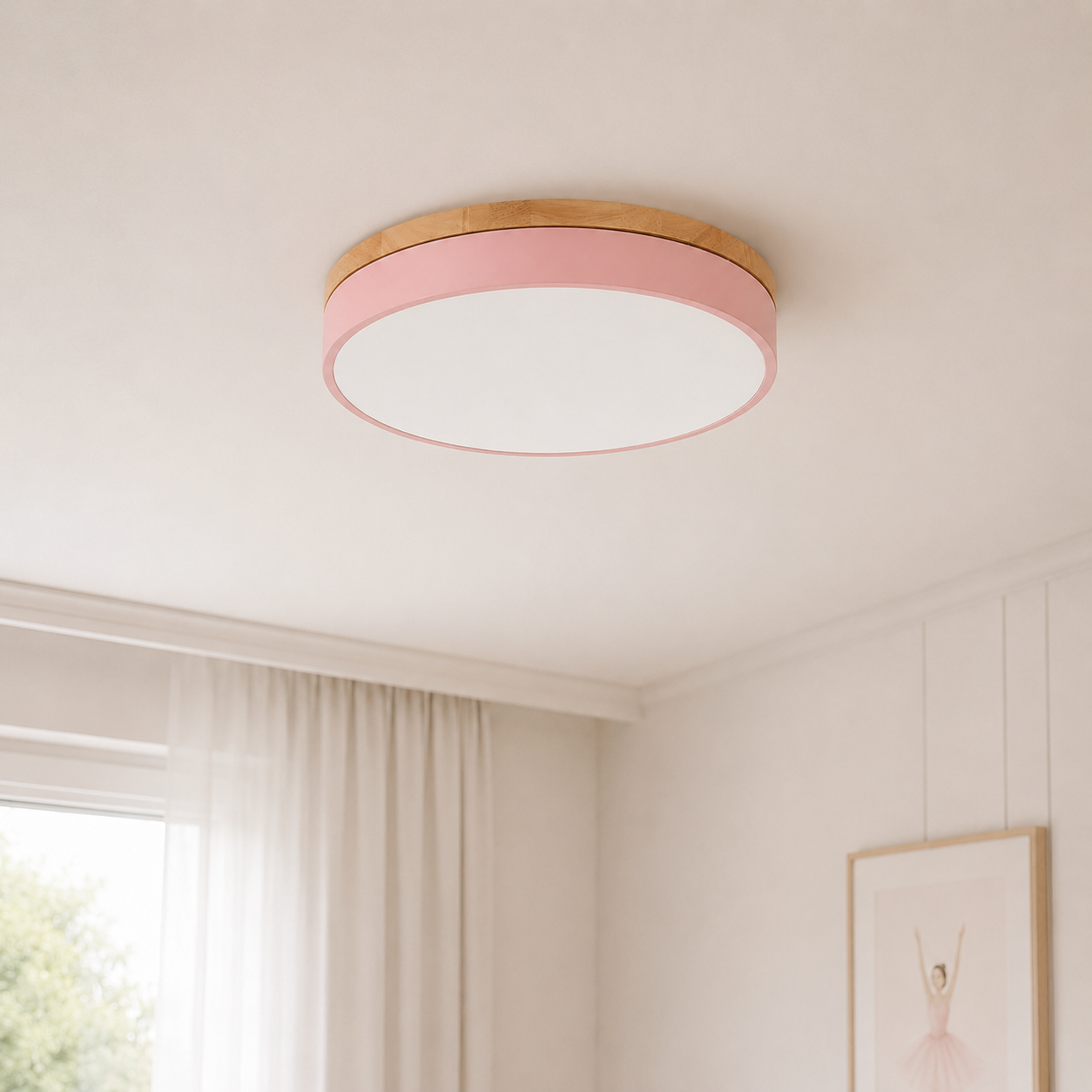 Casa Lumière Nordic Minimalistische LED Plafondlamp - Ronde Flush Mount met Acryl Design