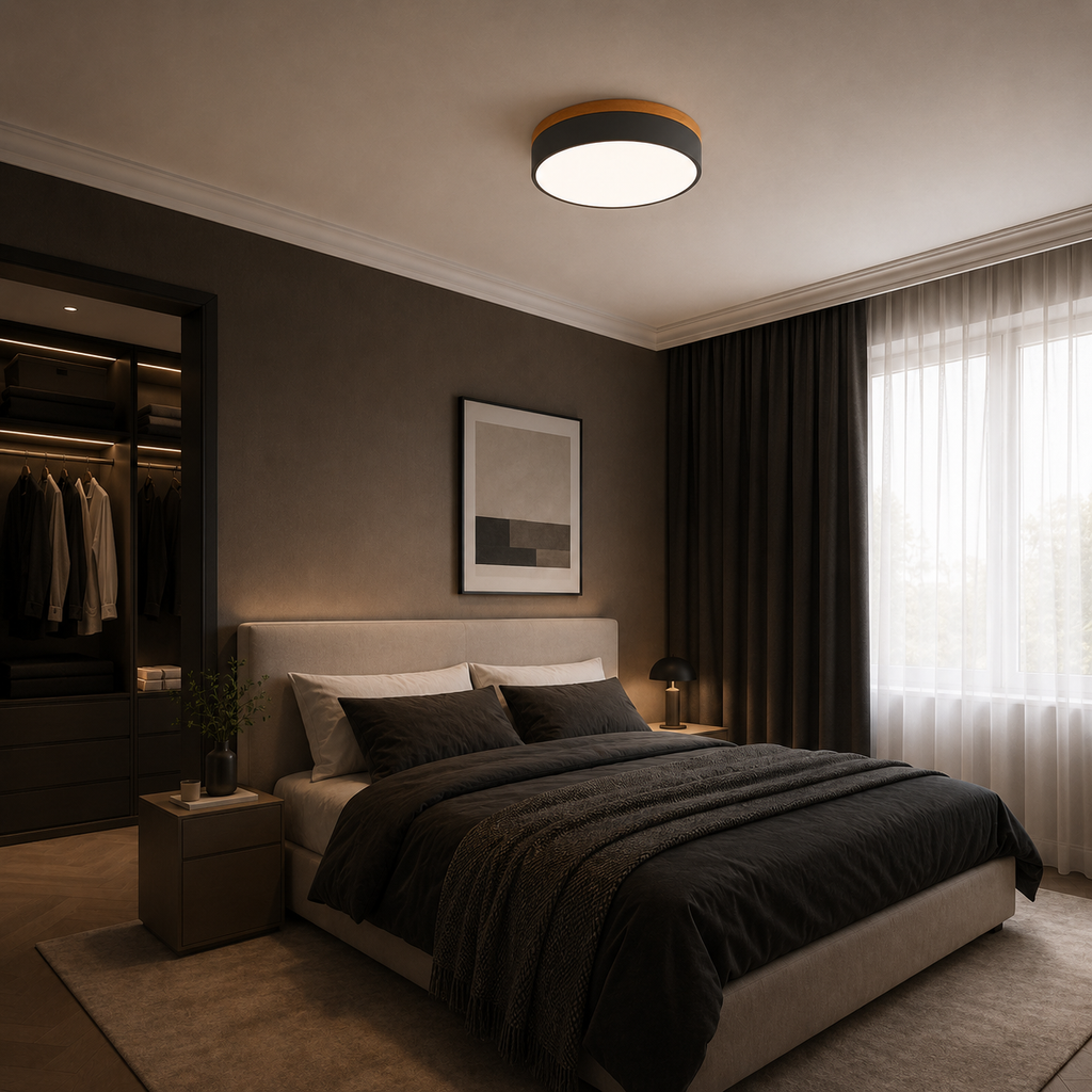 Casa Lumière Nordic Minimalistische LED Plafondlamp - Ronde Flush Mount met Acryl Design
