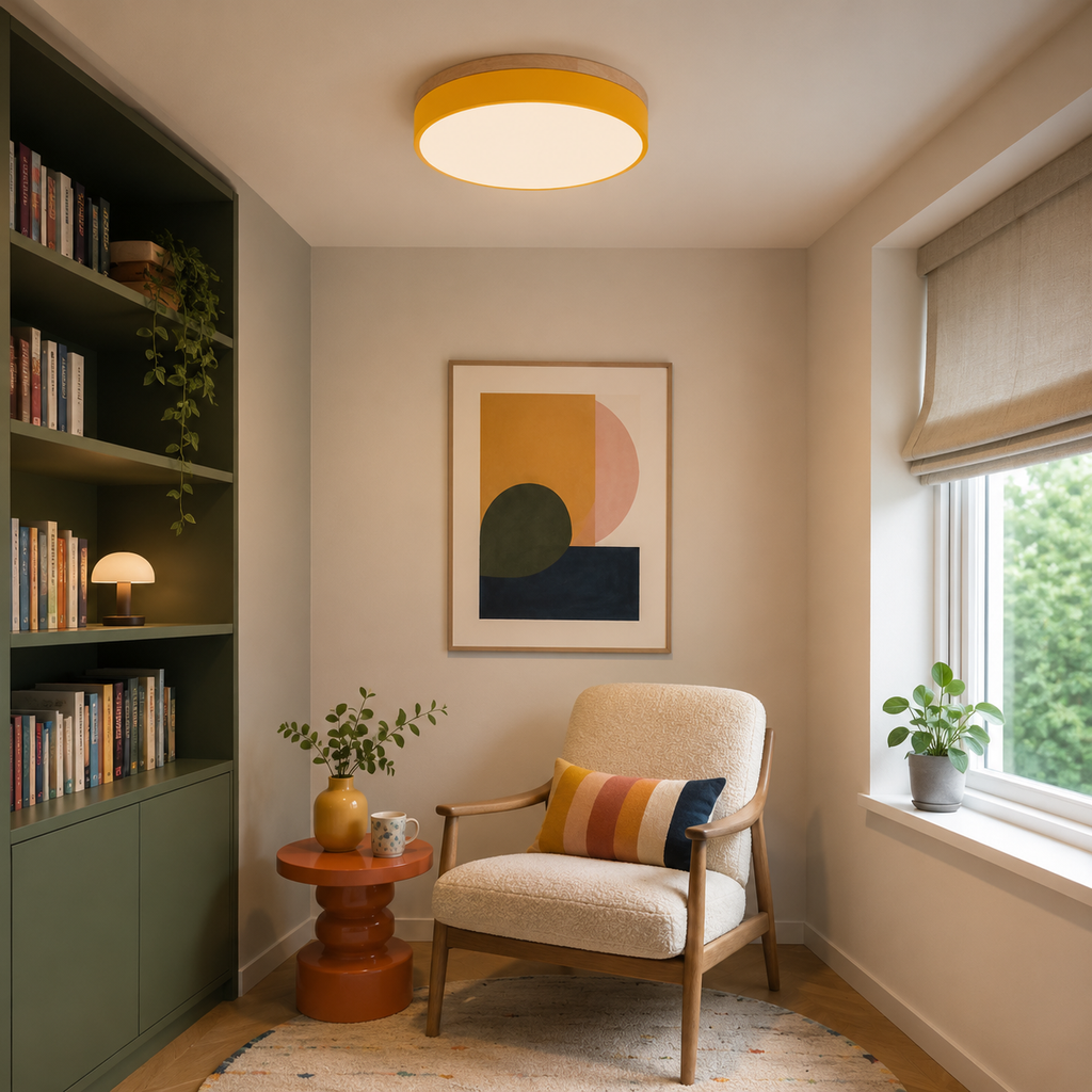Casa Lumière Nordic Minimalistische LED Plafondlamp - Ronde Flush Mount met Acryl Design
