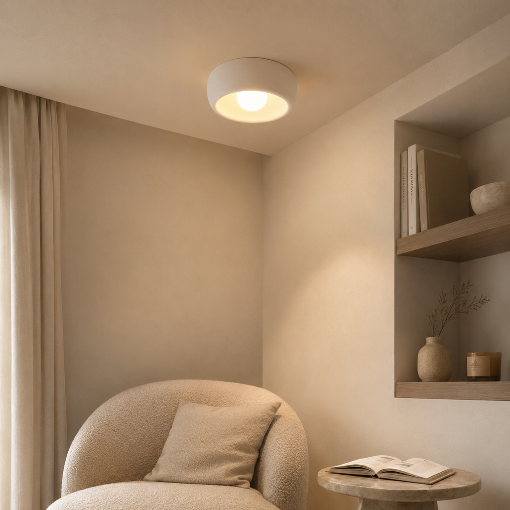 Casa Lumière Ronde Plafondlamp - Warme Design Lamp Sfeerverlichting