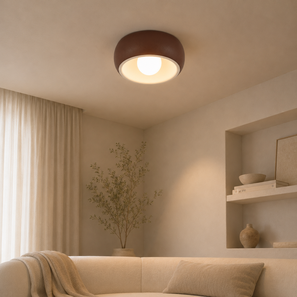 Casa Lumière Ronde Plafondlamp - Warme Design Lamp Sfeerverlichting