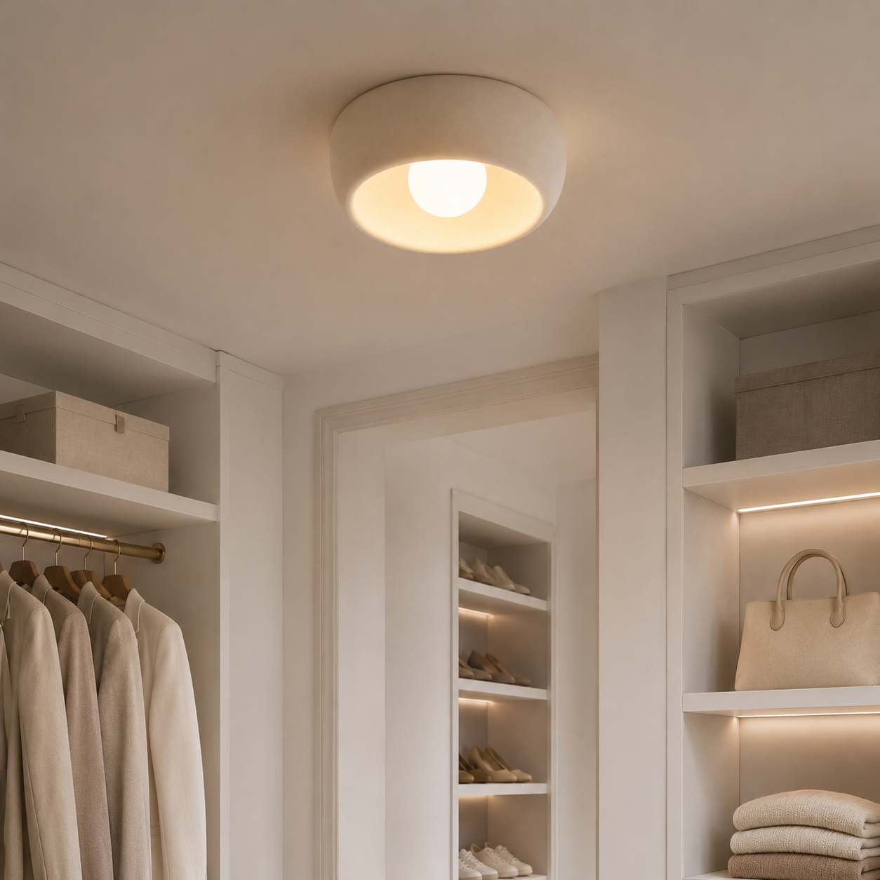 Casa Lumière Ronde Plafondlamp - Warme Design Lamp Sfeerverlichting
