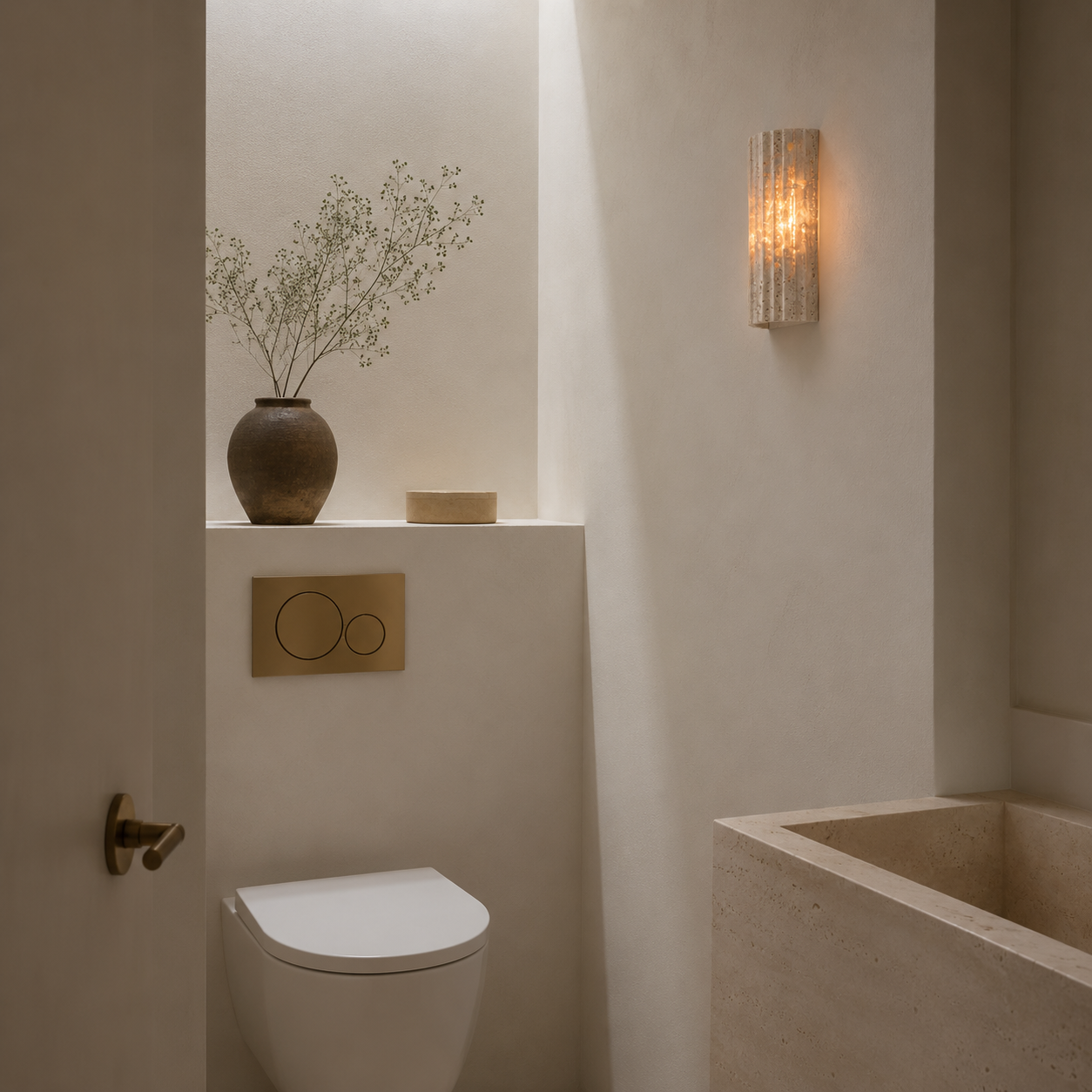 Casa Lumière Travertine Wandlamp - Wandverlichting voor Binnen & Buiten