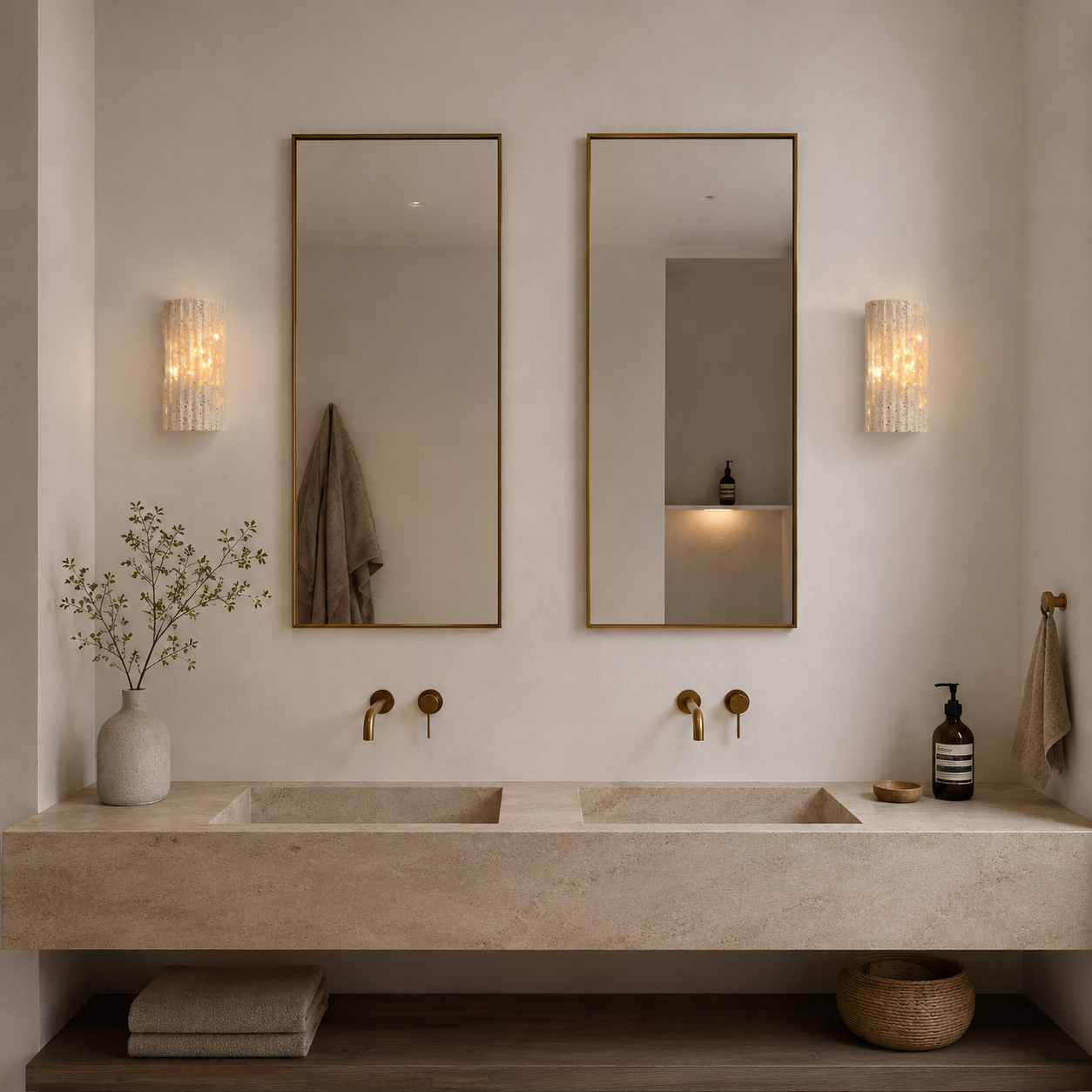 Casa Lumière Travertine Wandlamp - Wandverlichting voor Binnen & Buiten