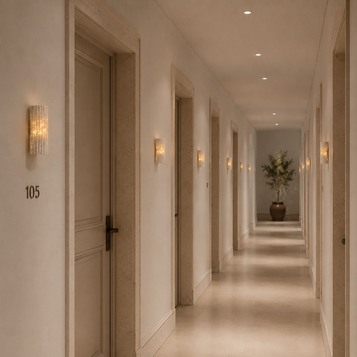Casa Lumière Travertine Wandlamp - Wandverlichting voor Binnen & Buiten