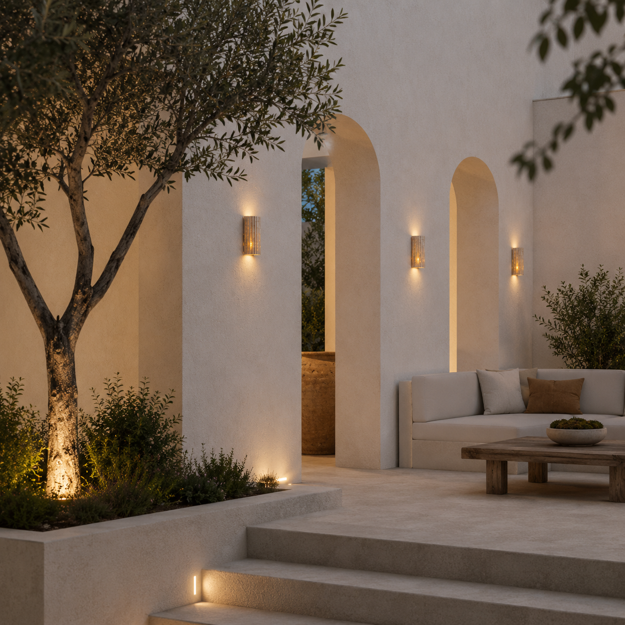 Casa Lumière Travertine Wandlamp - Wandverlichting voor Binnen & Buiten