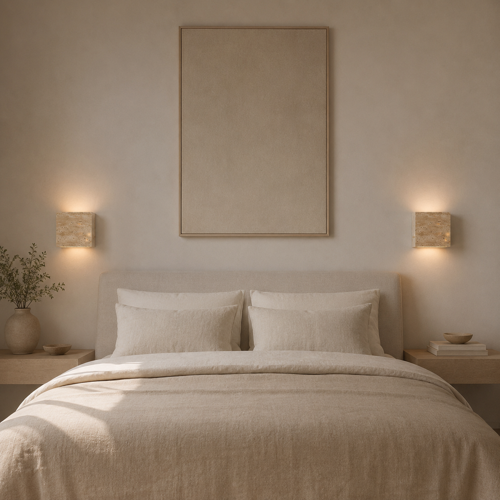 Casa Lumière Travertine Wandlamp - Up & Down Verlichting voor Binnen & Buiten