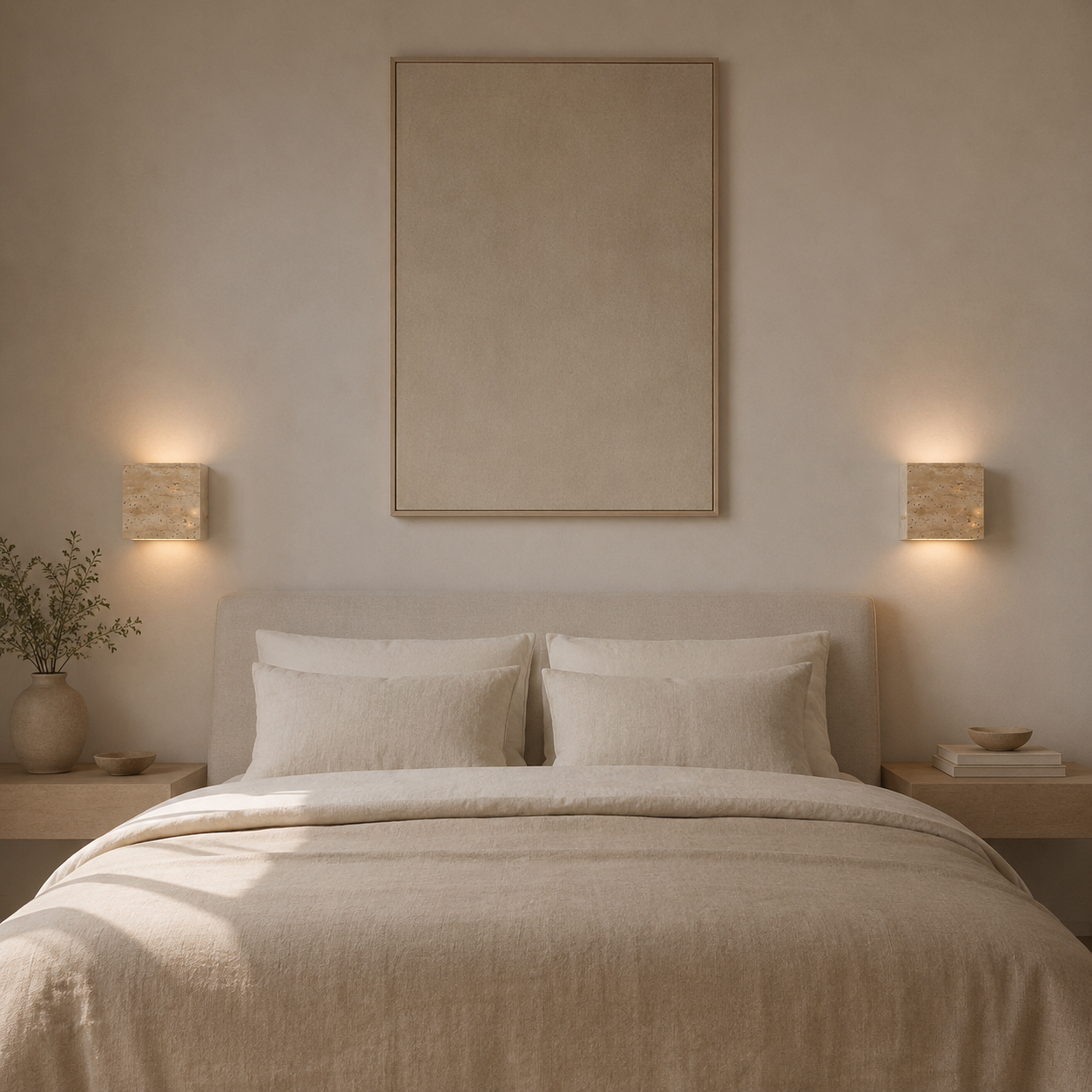 Casa Lumière Travertine Wandlamp - Up & Down Verlichting voor Binnen & Buiten