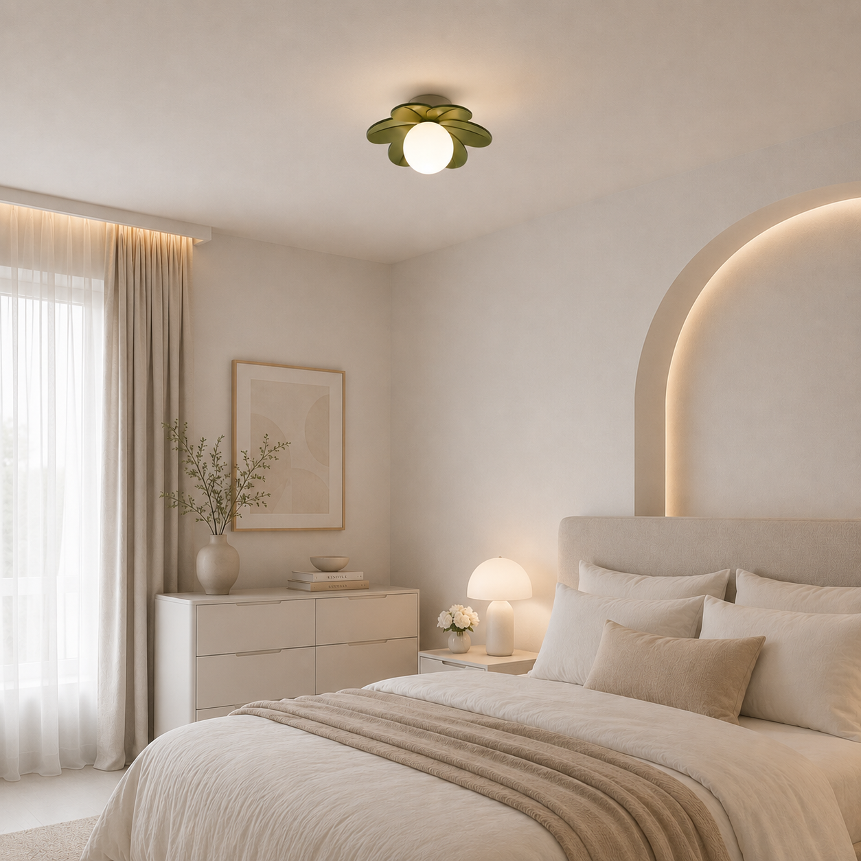 Casa Lumière Bloem Plafondlamp - Design Lamp Sfeerverlichting