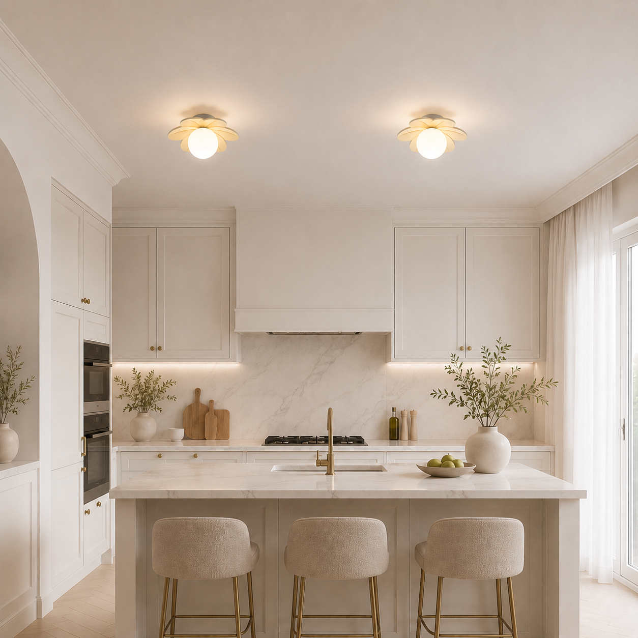 Casa Lumière Bloem Plafondlamp - Design Lamp Sfeerverlichting