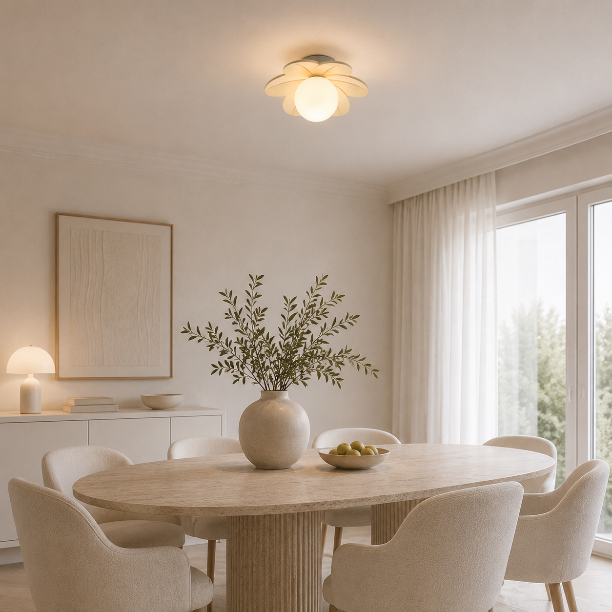 Casa Lumière Bloem Plafondlamp - Design Lamp Sfeerverlichting