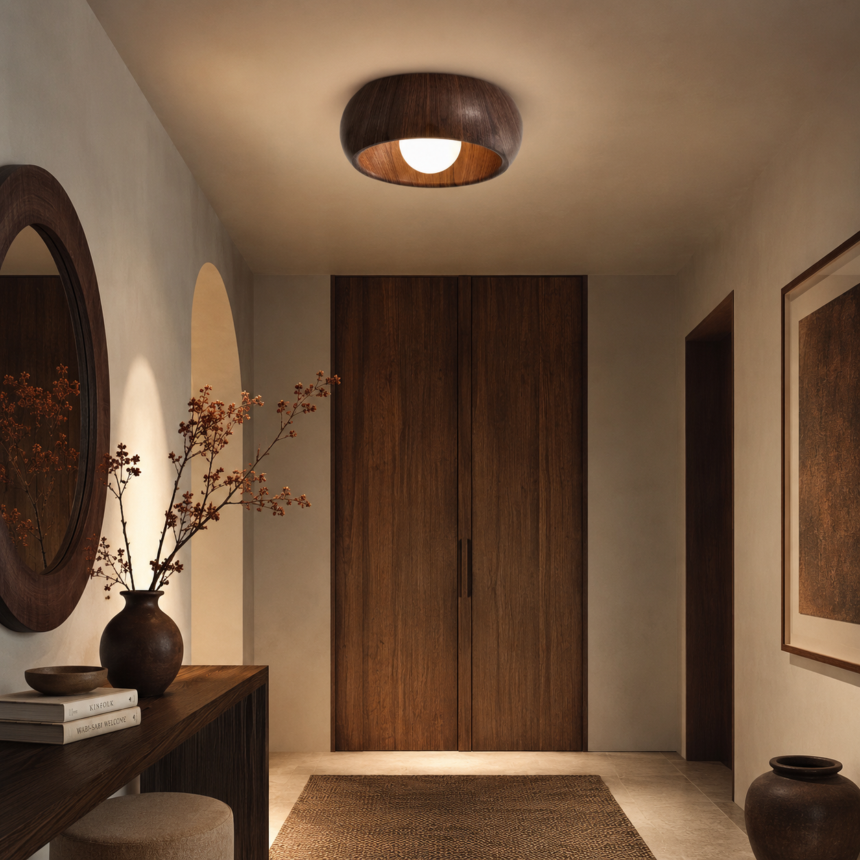 Casa Lumière Ronde Plafondlamp - Design Lamp met Warm LED licht