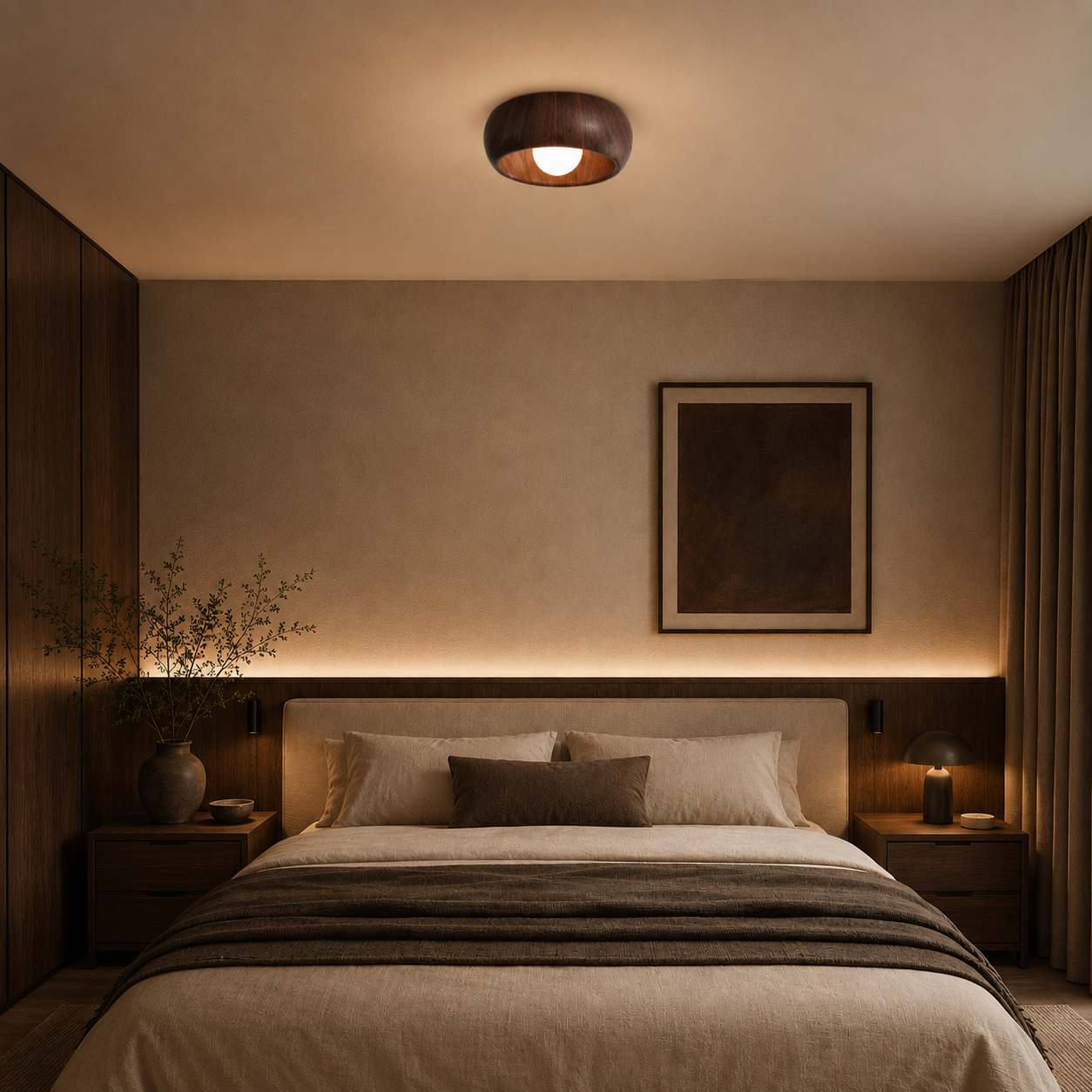 Casa Lumière Ronde Plafondlamp - Design Lamp met Warm LED licht