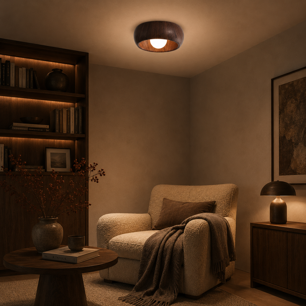Casa Lumière Ronde Plafondlamp - Design Lamp met Warm LED licht