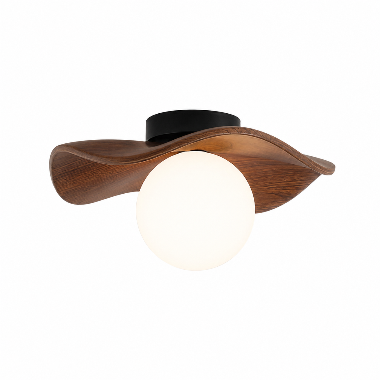 Casa Lumière Sculptuur Plafondlamp met Matglazen Bol