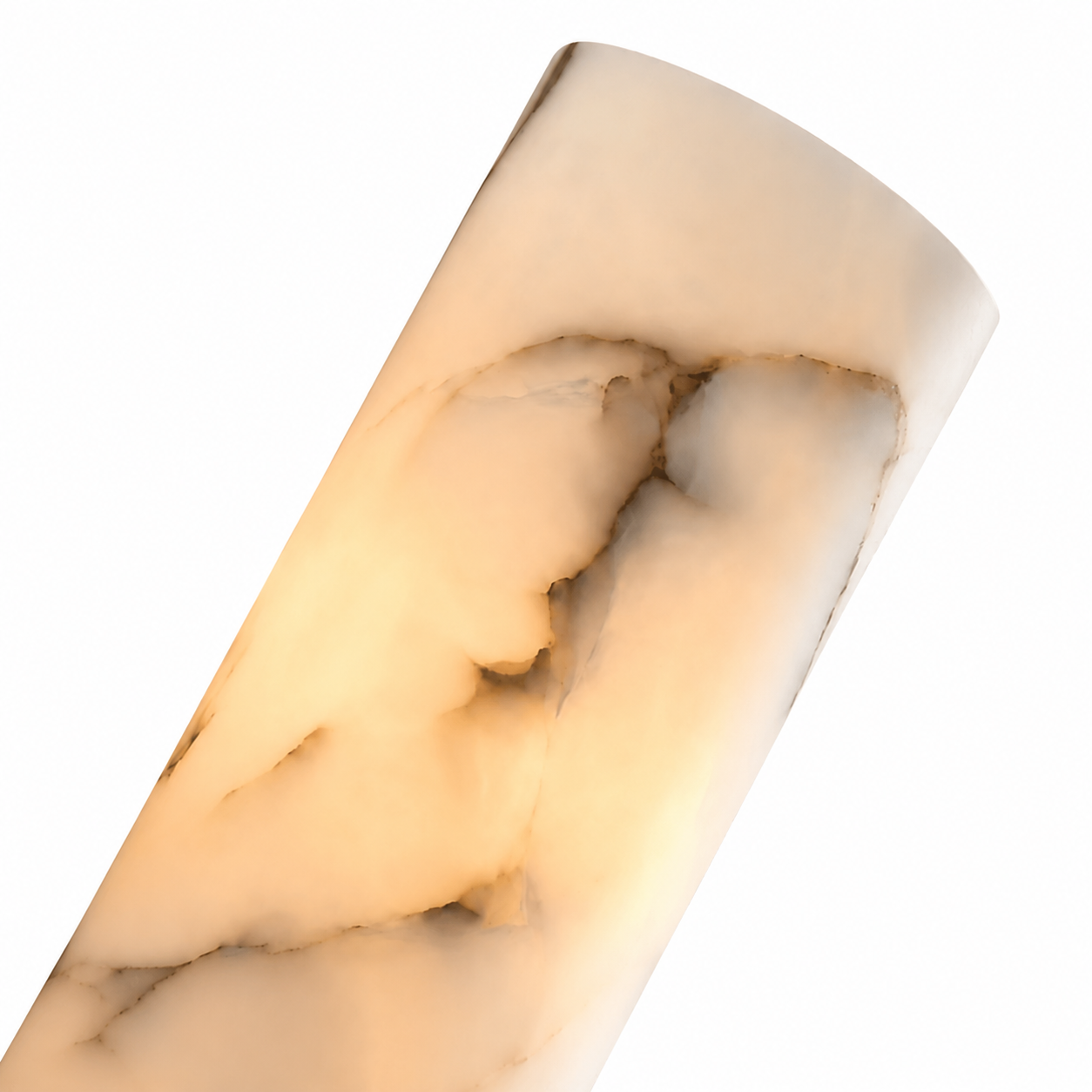 Casa Lumière Alabaster Wandlamp met Messing Behuizing