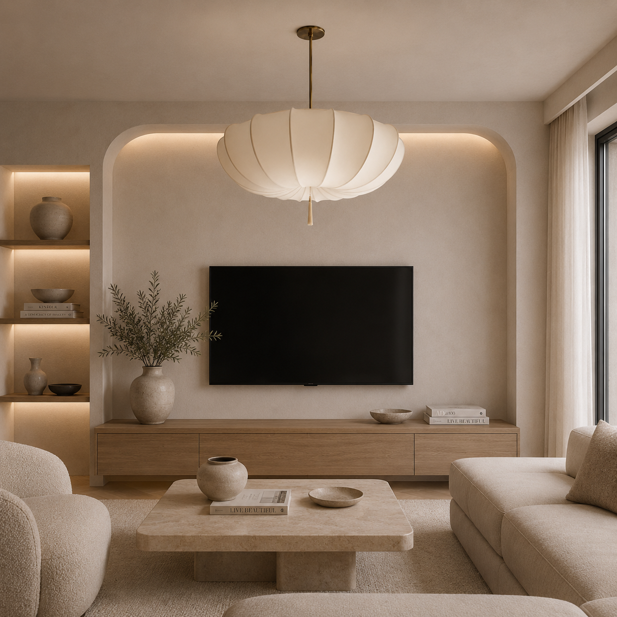 Casa Lumière Parijse Hanglamp - Warme Sfeer Plafondverlichting