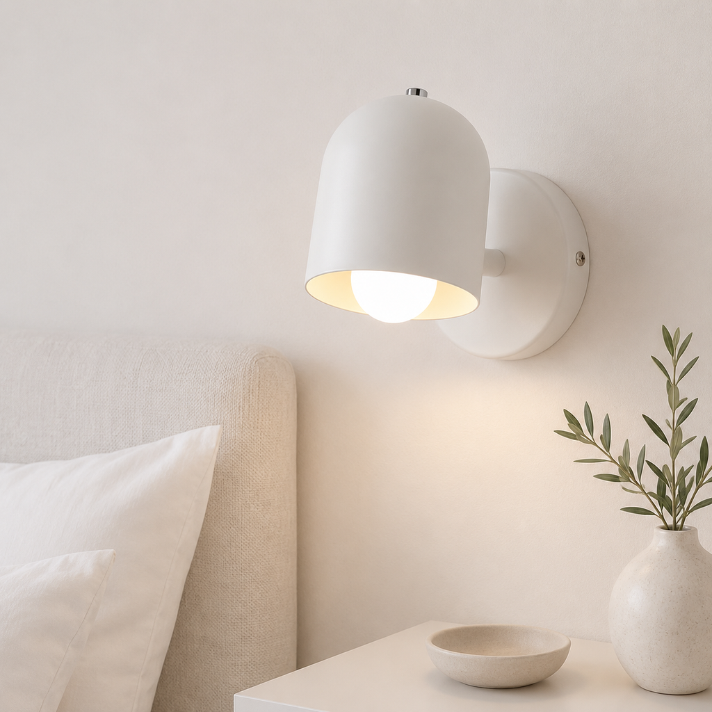 Casa Lumière Minimalistische Wandlamp - Ronde Kap Design Lamp Sfeerverlichting