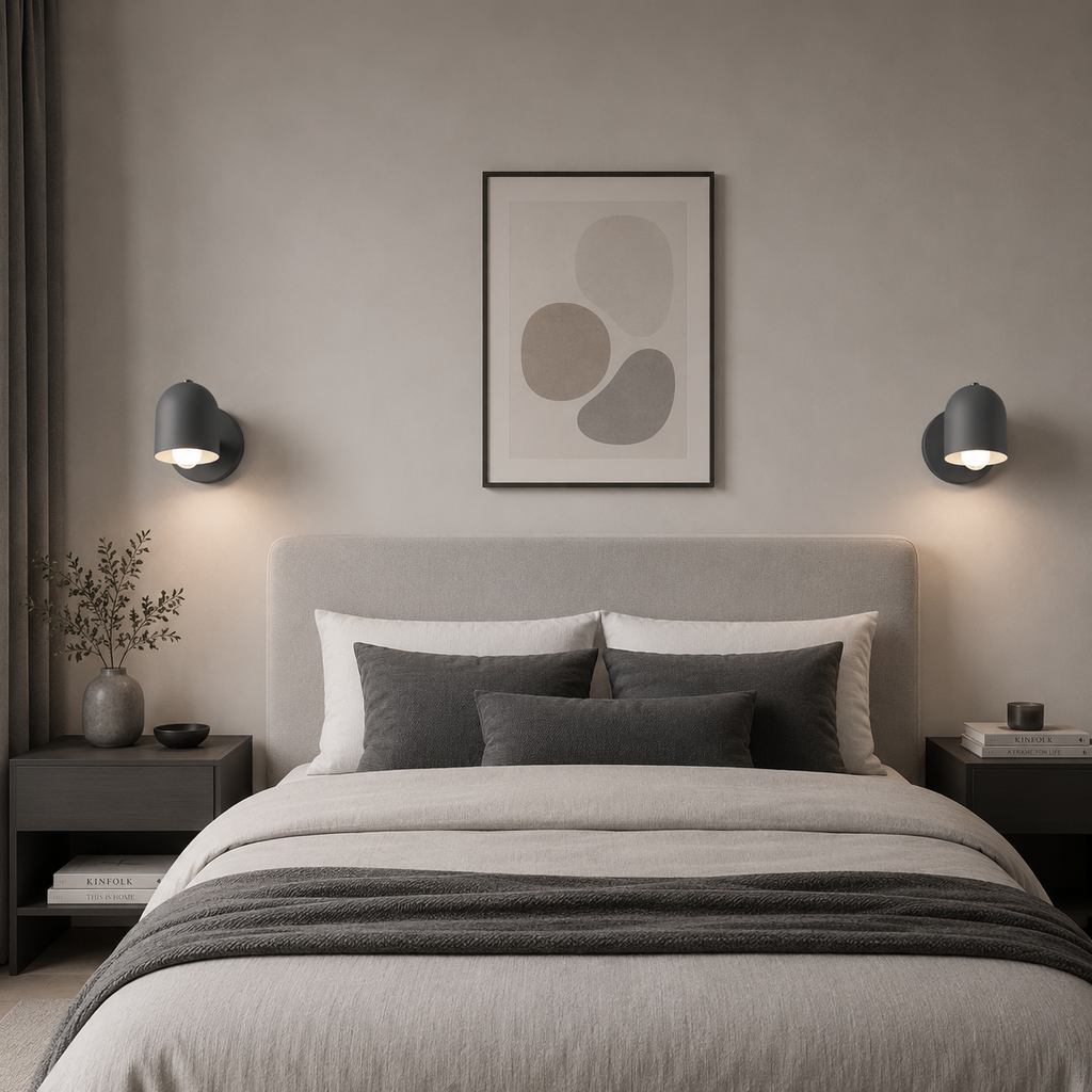Casa Lumière Minimalistische Wandlamp - Ronde Kap Design Lamp Sfeerverlichting