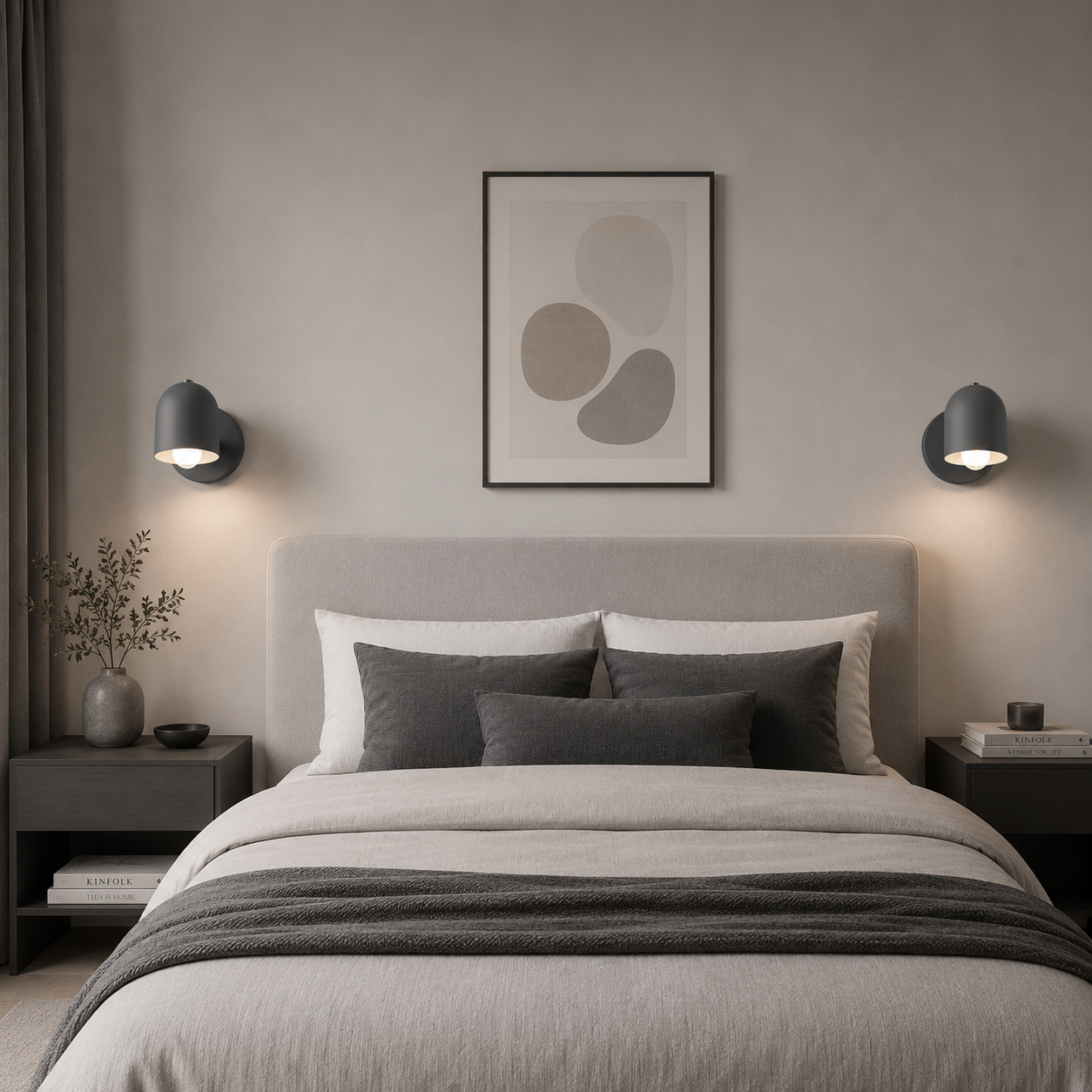 Casa Lumière Minimalistische Wandlamp - Ronde Kap Design Lamp Sfeerverlichting