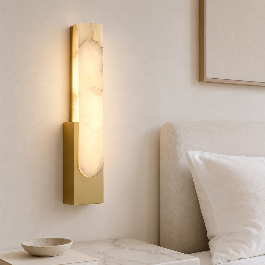 Casa Lumière Alabaster Wandlamp - Moderne Design Lamp Sfeerverlichting