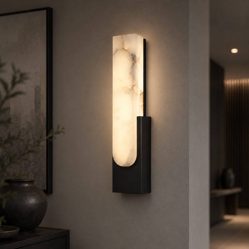 Casa Lumière Alabaster Wandlamp - Moderne Design Lamp Sfeerverlichting