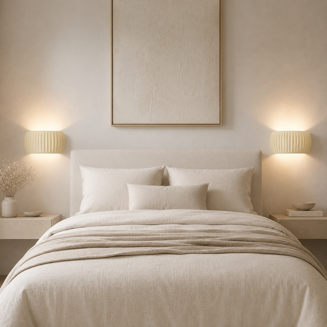 Casa Lumière Art Deco Resin Wandlamp - Terracotta Design