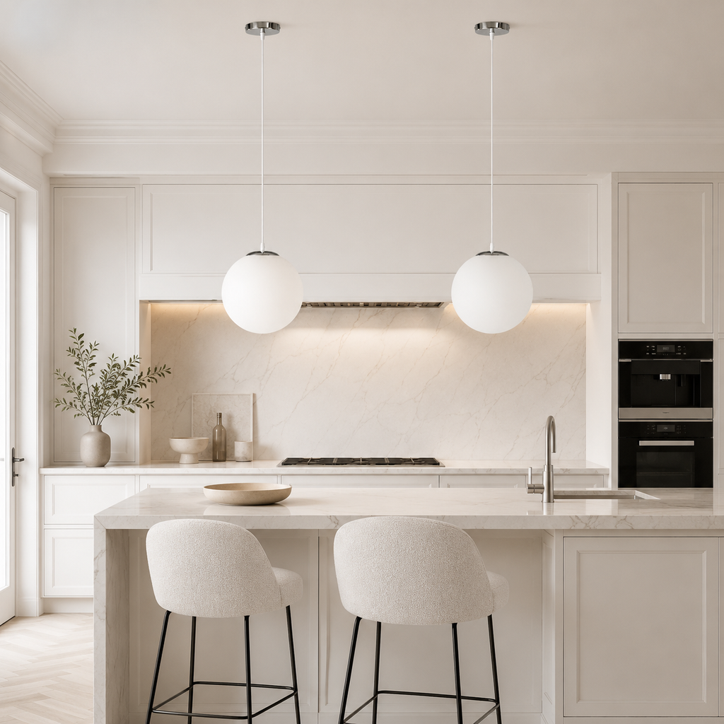Casa Lumière Glazen Bol Hanglamp Nordic Design – Minimalistische Design Lamp