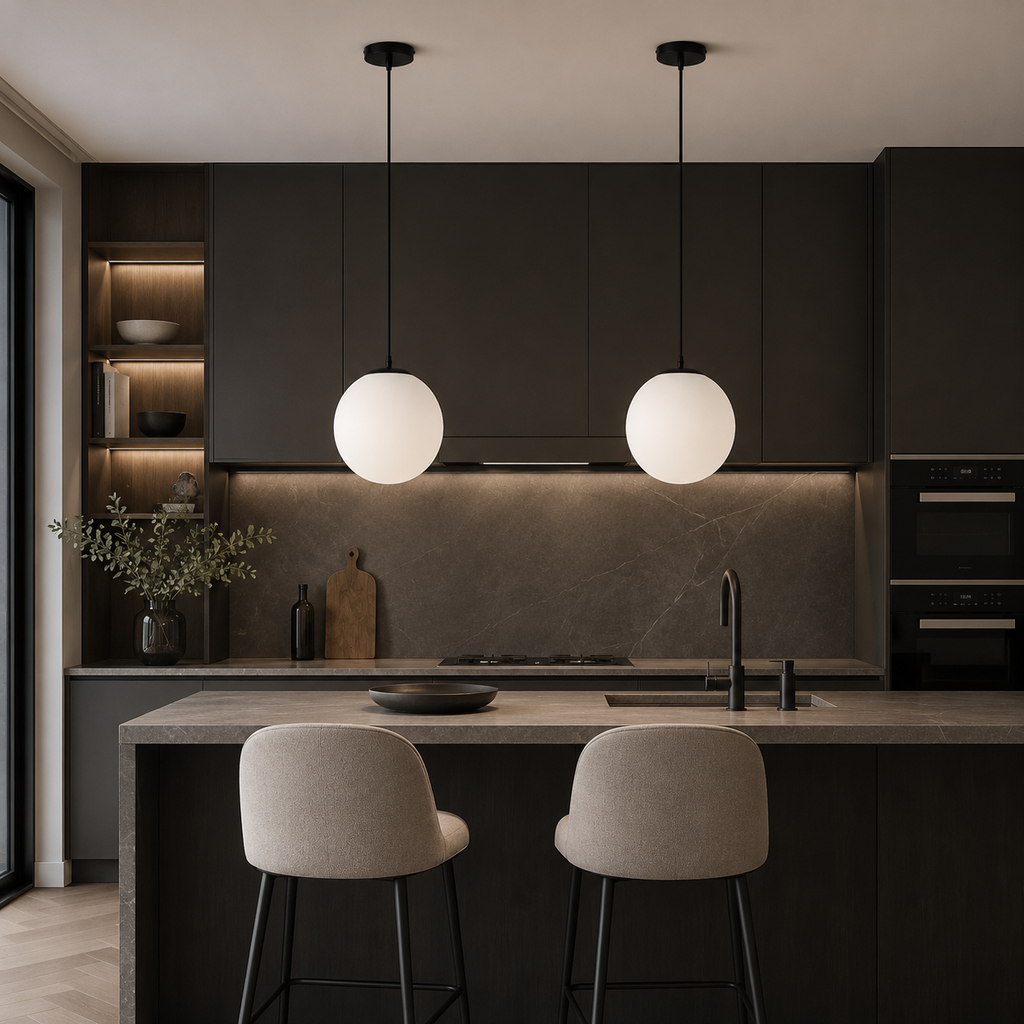 Casa Lumière Glazen Bol Hanglamp Nordic Design – Minimalistische Design Lamp